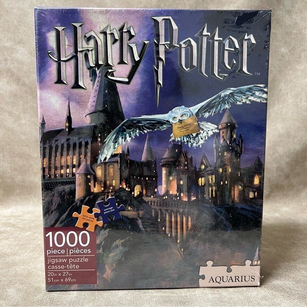 Harry Potter Hogwarts 1000 Pieces Jigsaw Puzzle Griffindor Hufflepuff Ravenclaw